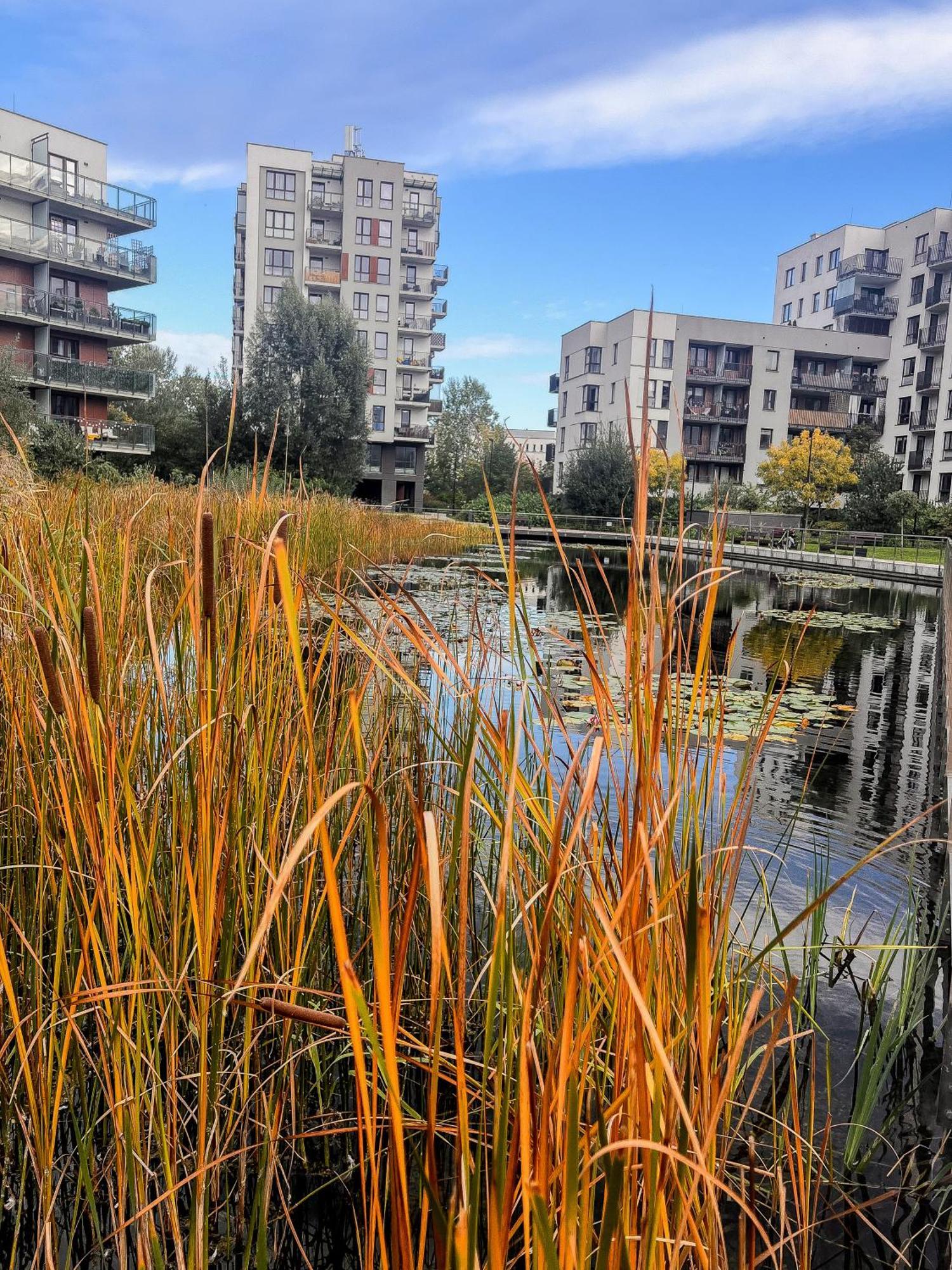 Ferienwohnung Lake Park Apartament With Free Parking Airport Netflix Warschau Exterior foto